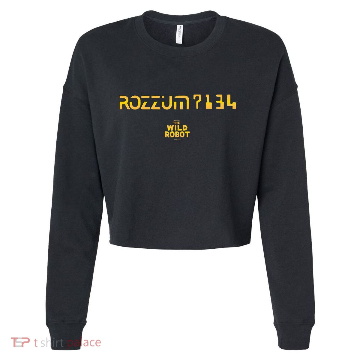 Dreamworks The Wild Robot Rozzum 7134 Cropped Pullover Crew
