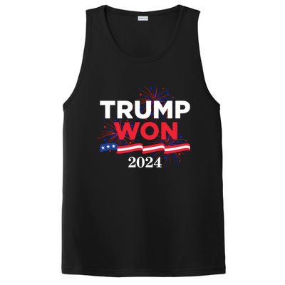 Donald Trump Won 2024 Election Inauguration PosiCharge Competitor Tank