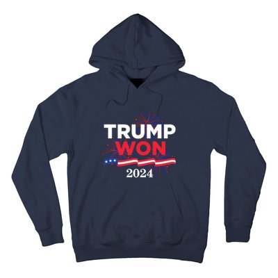 Donald Trump Won 2024 Election Inauguration Hoodie