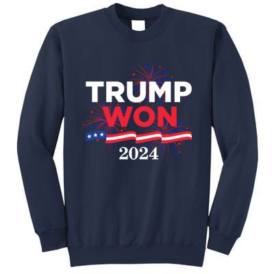 Donald Trump Won 2024 Election Inauguration Sweatshirt