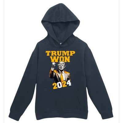 Donald Trump Won 2024 Election Inauguration Urban Pullover Hoodie