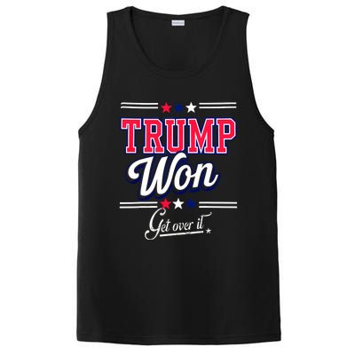 Donald Trump Won Get Over It 2024 Trump Won Election 2024 PosiCharge Competitor Tank