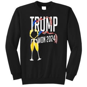 Donald Trump Won 2024 Election Inauguration Party Christmas Sweatshirt