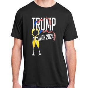 Donald Trump Won 2024 Election Inauguration Party Christmas Adult ChromaSoft Performance T-Shirt