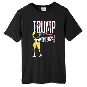 Donald Trump Won 2024 Election Inauguration Party Christmas Tall Fusion ChromaSoft Performance T-Shirt