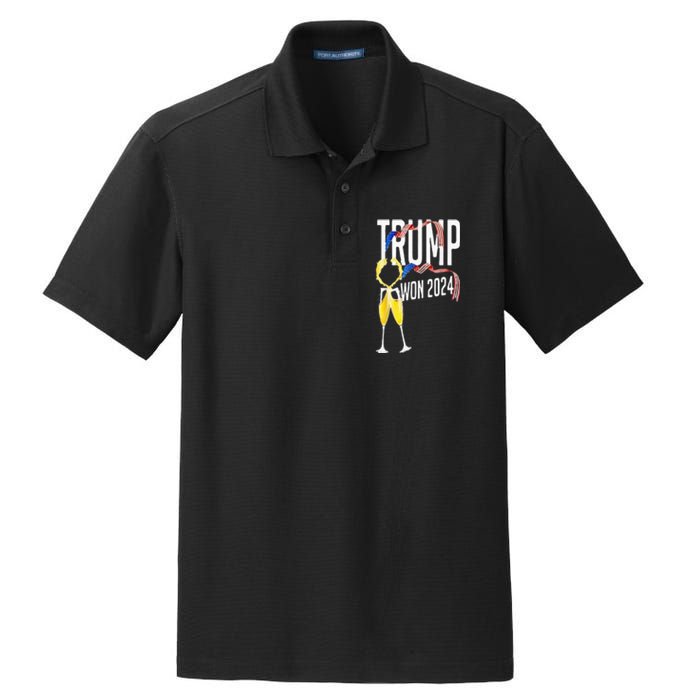 Donald Trump Won 2024 Election Inauguration Party Christmas Dry Zone Grid Polo