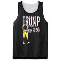 Donald Trump Won 2024 Election Inauguration Party Christmas Mesh Reversible Basketball Jersey Tank