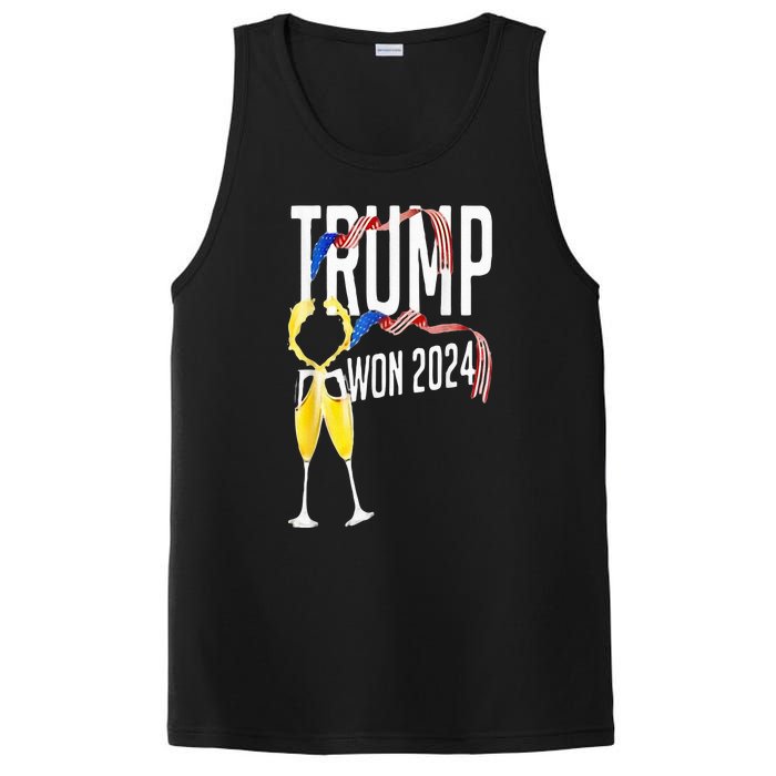 Donald Trump Won 2024 Election Inauguration Party Christmas PosiCharge Competitor Tank