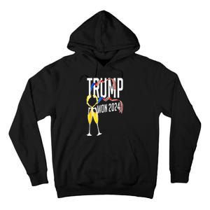 Donald Trump Won 2024 Election Inauguration Party Christmas Tall Hoodie