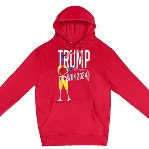 Donald Trump Won 2024 Election Inauguration Party Christmas Premium Pullover Hoodie