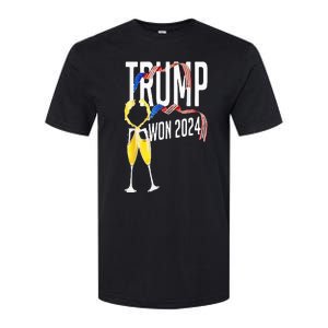 Donald Trump Won 2024 Election Inauguration Party Christmas Softstyle CVC T-Shirt