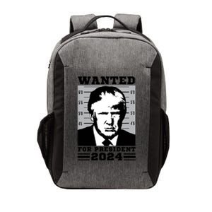 Donald Trump Wanted For President 2024 President Trump Mugshot Vector Backpack