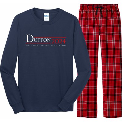 Dut Ton Wheeler 2024 We’ll Take It To The Train Station Long Sleeve Pajama Set