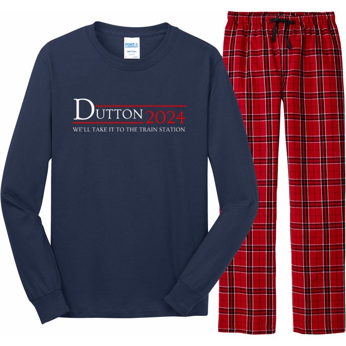 Dut Ton Wheeler 2024 We’ll Take It To The Train Station Long Sleeve Pajama Set