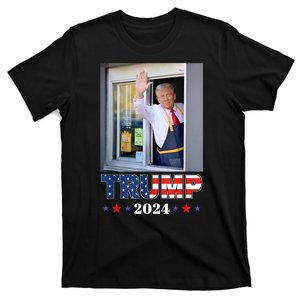 Donald Trump Works The Fry Station And Holds A Drivethru T-Shirt