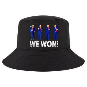 Donald Trump Won 2024 Trump Dance We Won 2024 Trump 47 Cool Comfort Performance Bucket Hat