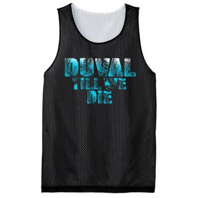 Duval Teal We Die Blue Beach Palm Florida Pride Mesh Reversible Basketball Jersey Tank