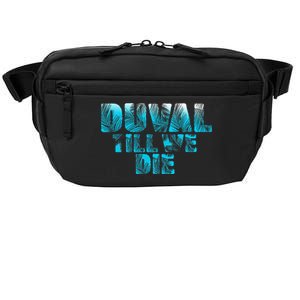 Duval Teal We Die Blue Beach Palm Florida Pride Crossbody Pack