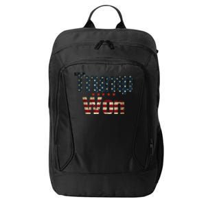 Donald Trump Won 2024 Election Inauguration City Backpack