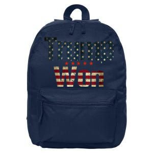 Donald Trump Won 2024 Election Inauguration 16 in Basic Backpack