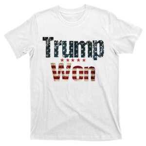 Donald Trump Won 2024 Election Inauguration T-Shirt