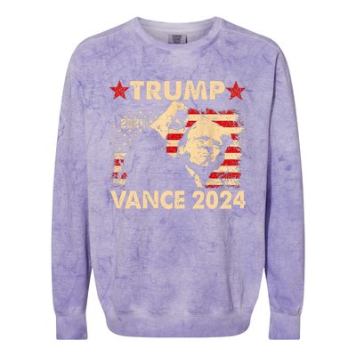 Donald Trump Won 2024 Election Inauguration Colorblast Crewneck Sweatshirt