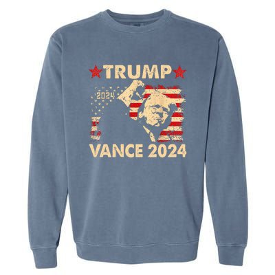 Donald Trump Won 2024 Election Inauguration Garment-Dyed Sweatshirt