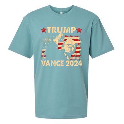 Donald Trump Won 2024 Election Inauguration Sueded Cloud Jersey T-Shirt