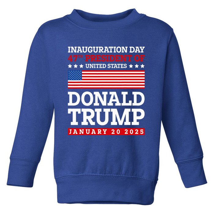 Donald Trump Won 2024 Election Inauguration Toddler Sweatshirt