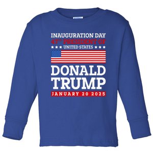 Donald Trump Won 2024 Election Inauguration Toddler Long Sleeve Shirt