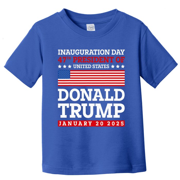 Donald Trump Won 2024 Election Inauguration Toddler T-Shirt