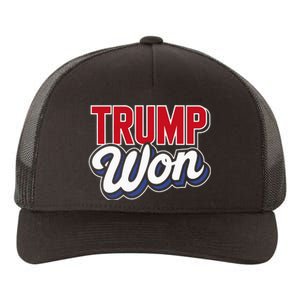 Donald Trump Won 2024 Election Republican Win Trump Won 2024 Yupoong Adult 5-Panel Trucker Hat