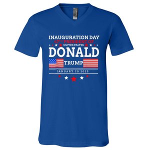 Donald Trump Won 2024 Election Inauguration V-Neck T-Shirt