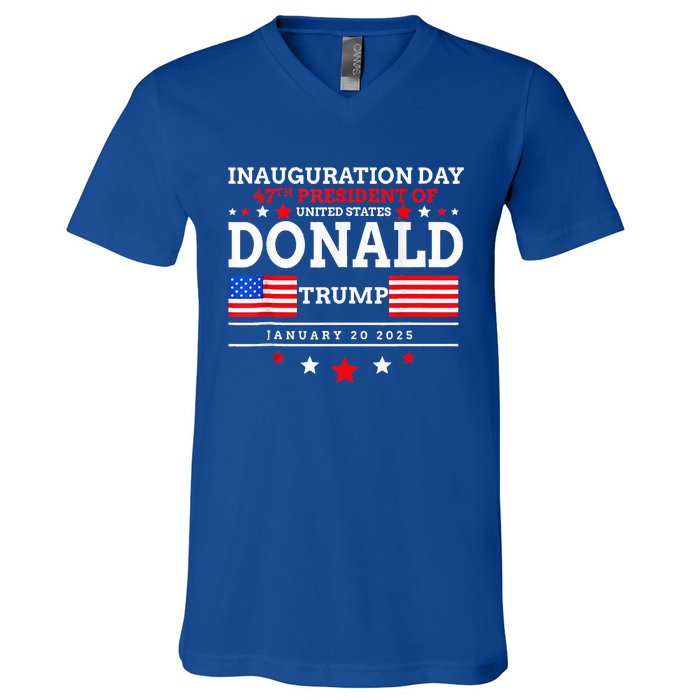 Donald Trump Won 2024 Election Inauguration V-Neck T-Shirt