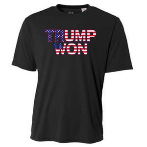 Donald Trump Won 2024 Election Republican Win Trump Won 2024 Cooling Performance Crew T-Shirt