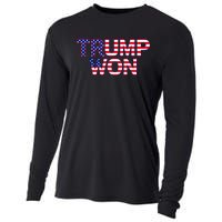 Donald Trump Won 2024 Election Republican Win Trump Won 2024 Cooling Performance Long Sleeve Crew