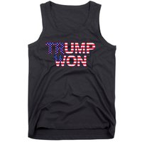 Donald Trump Won 2024 Election Republican Win Trump Won 2024 Tank Top