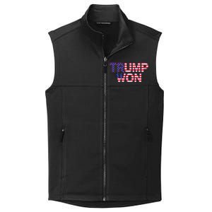 Donald Trump Won 2024 Election Republican Win Trump Won 2024 Collective Smooth Fleece Vest