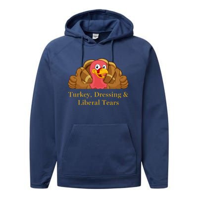 Donald Trump Won Thanksgiving Thankful Performance Fleece Hoodie