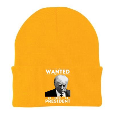 Donald Trump Wanted For President Toos For Women Long Sleeve Knit Cap Winter Beanie