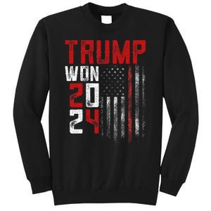 Donald Trump Won 2024 Election Inauguration Sweatshirt