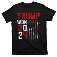 Donald Trump Won 2024 Election Inauguration T-Shirt