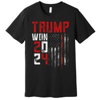 Donald Trump Won 2024 Election Inauguration Premium T-Shirt