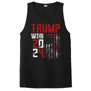 Donald Trump Won 2024 Election Inauguration PosiCharge Competitor Tank