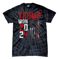 Donald Trump Won 2024 Election Inauguration Tie-Dye T-Shirt