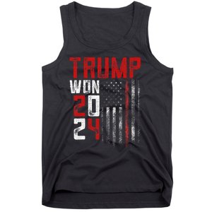 Donald Trump Won 2024 Election Inauguration Tank Top