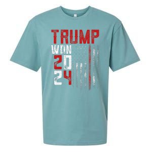 Donald Trump Won 2024 Election Inauguration Sueded Cloud Jersey T-Shirt