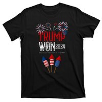 Donald Trump Won 2024 Election Inauguration T-Shirt