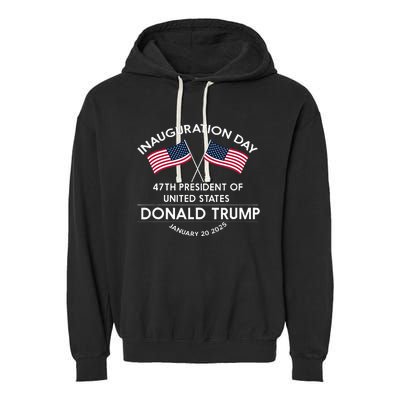 Donald Trump Won 2024 Election Inauguration Garment-Dyed Fleece Hoodie