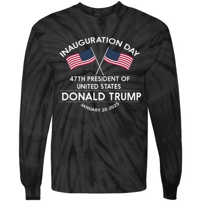 Donald Trump Won 2024 Election Inauguration Tie-Dye Long Sleeve Shirt